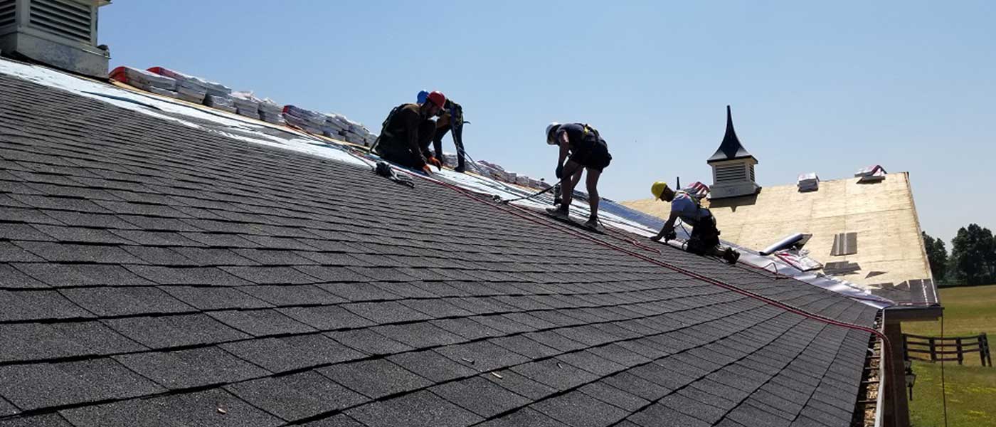 Viana Roofing Man at Work